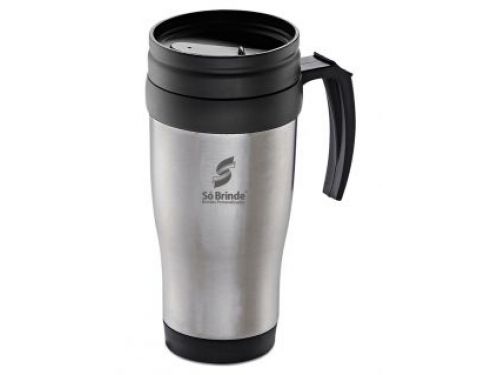 CANECA  TÉRMICA EM AÇO INOX – 450ML