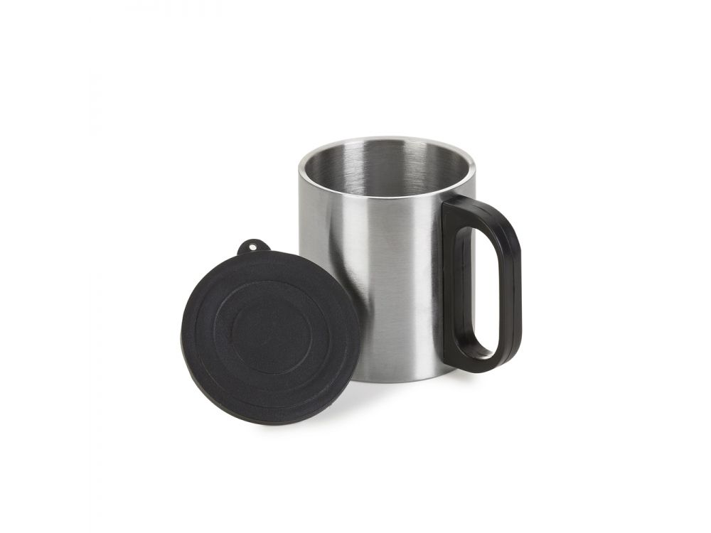 CANECA  TÉRMICA EM AÇO INOX – 200ML